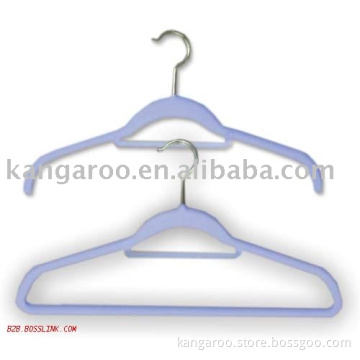 Shirt Flocked Hangers with Shoulder Pads